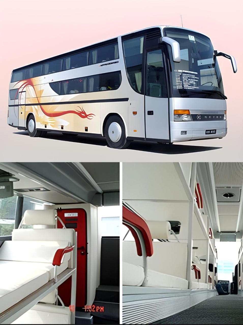 这次我说它是豪华卧铺没人反对了吧,安凯,凯斯鲍尔豪华卧铺大客车