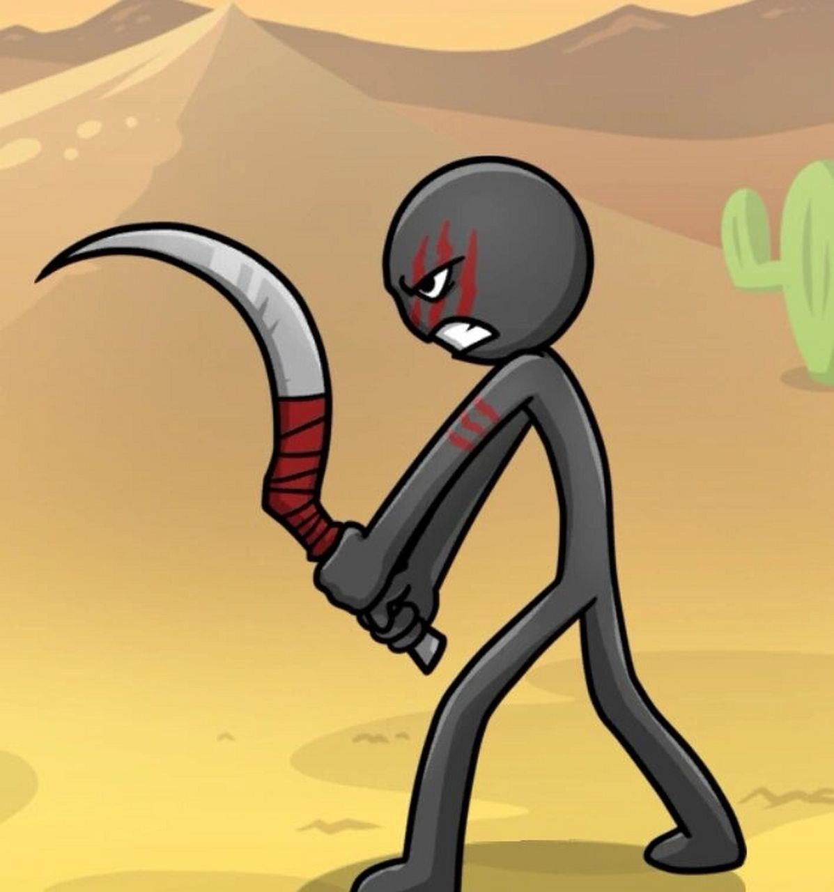 火柴人战争3头像 要的叫一声