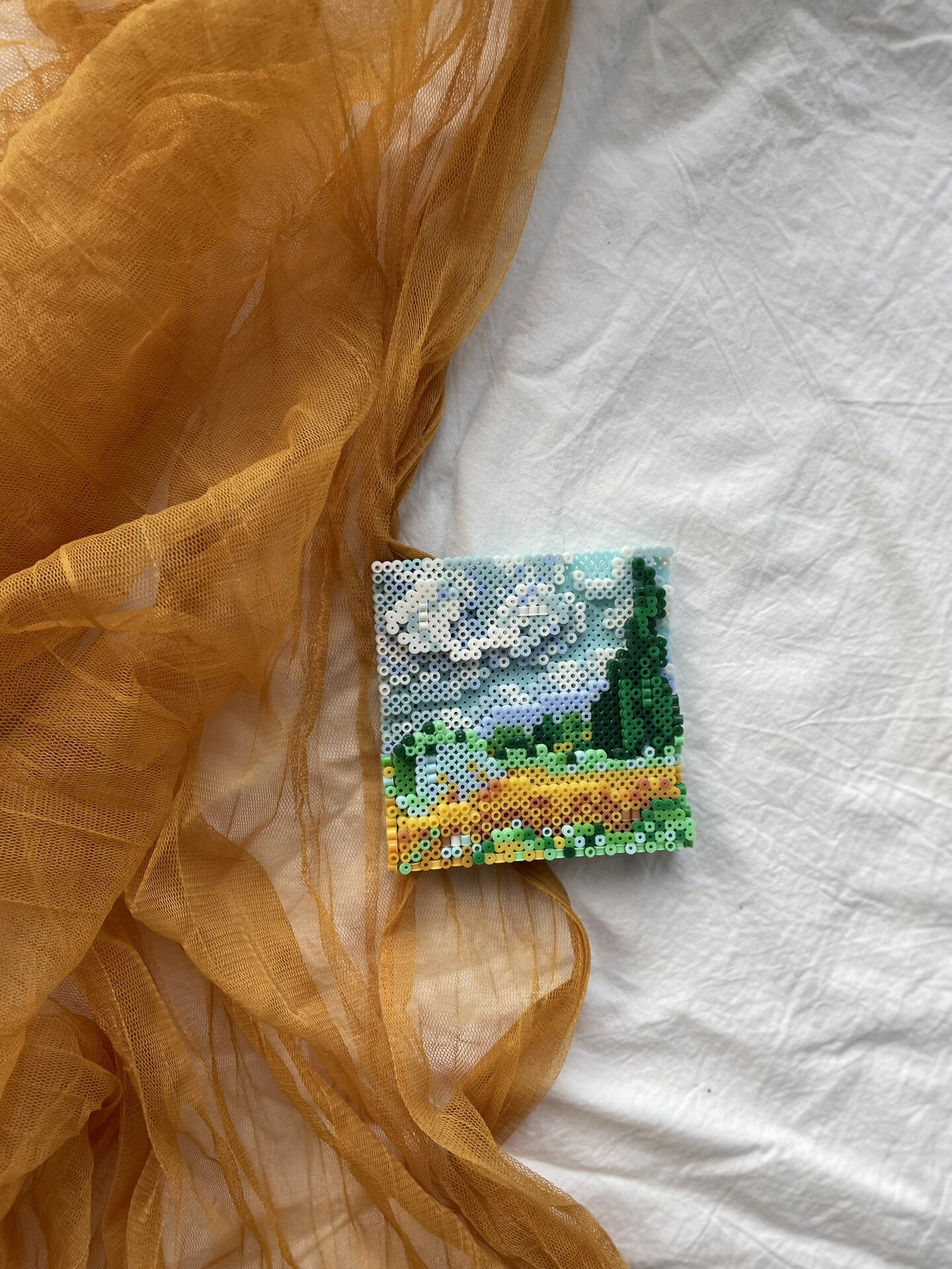 立体拼豆|梵高的名画