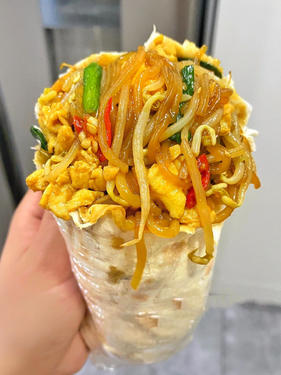 真想让你们尝尝这个菜卷饼7515 从小吃到大的炒合菜,不管是卷饼