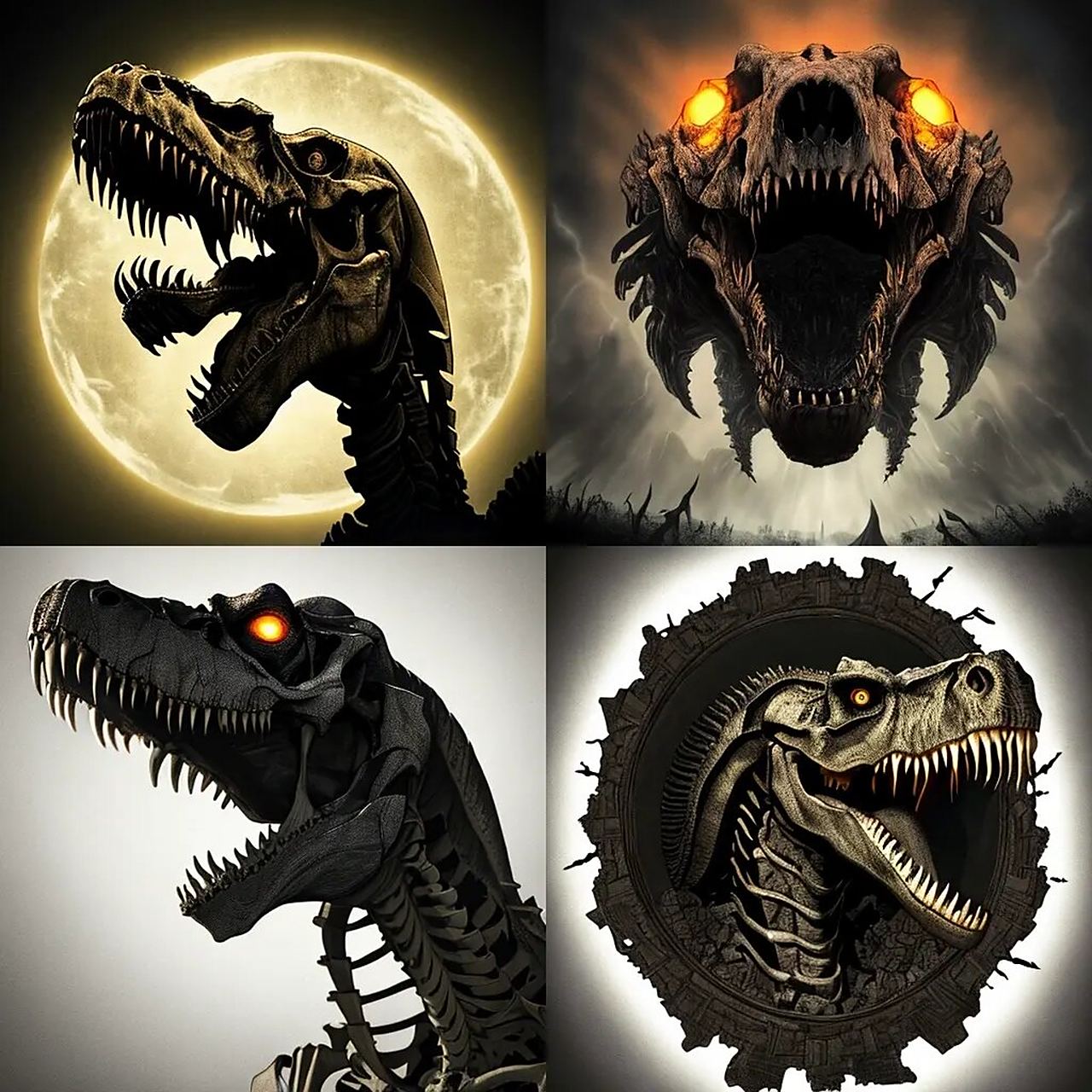 霸气头像之92骷髅版霸王龙04 哪个最霸气说说看,98有喜欢的吗?