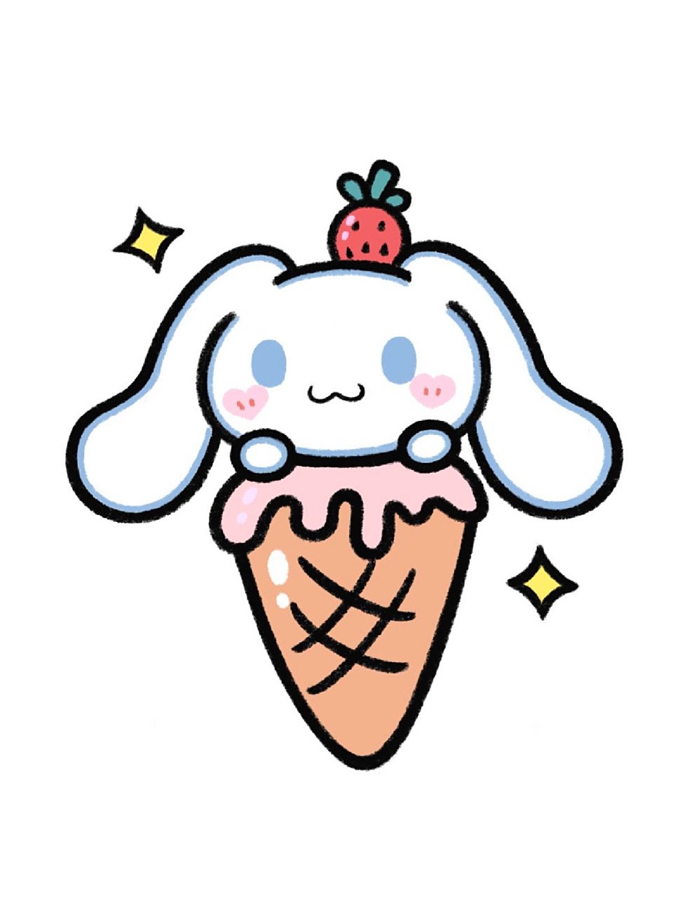 手残党学简笔画附教程7315玉桂狗冰淇淋 今年夏天来一个玉桂狗