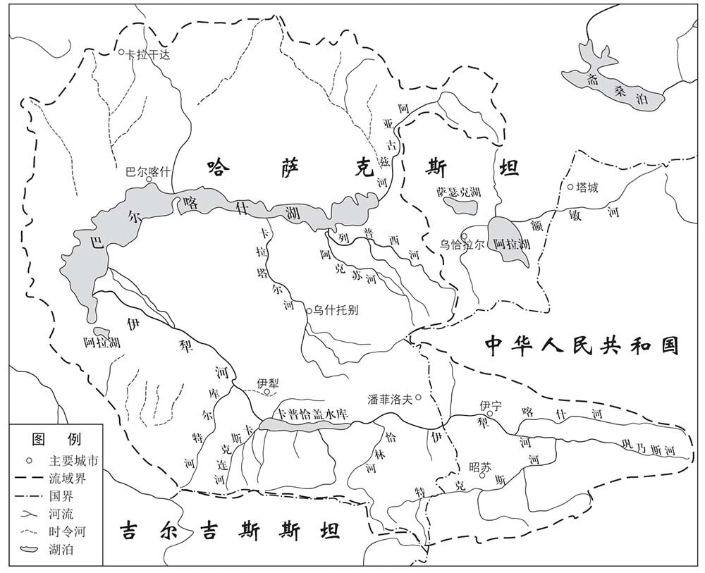 巴尔喀什湖盆地图片