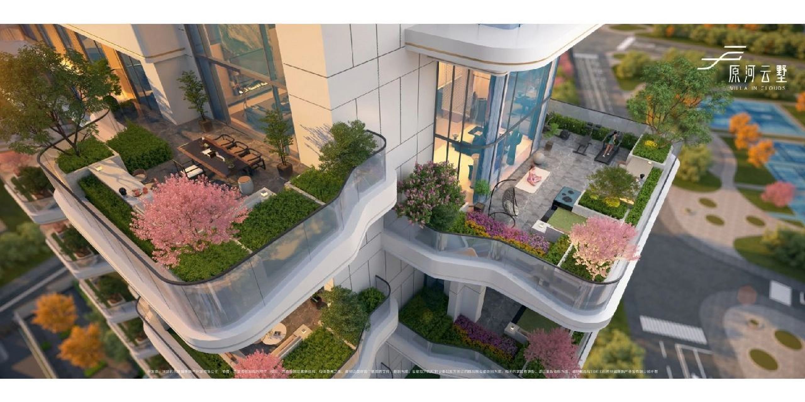 石家庄空中庭院原河云墅 石家庄空中庭院原河云墅