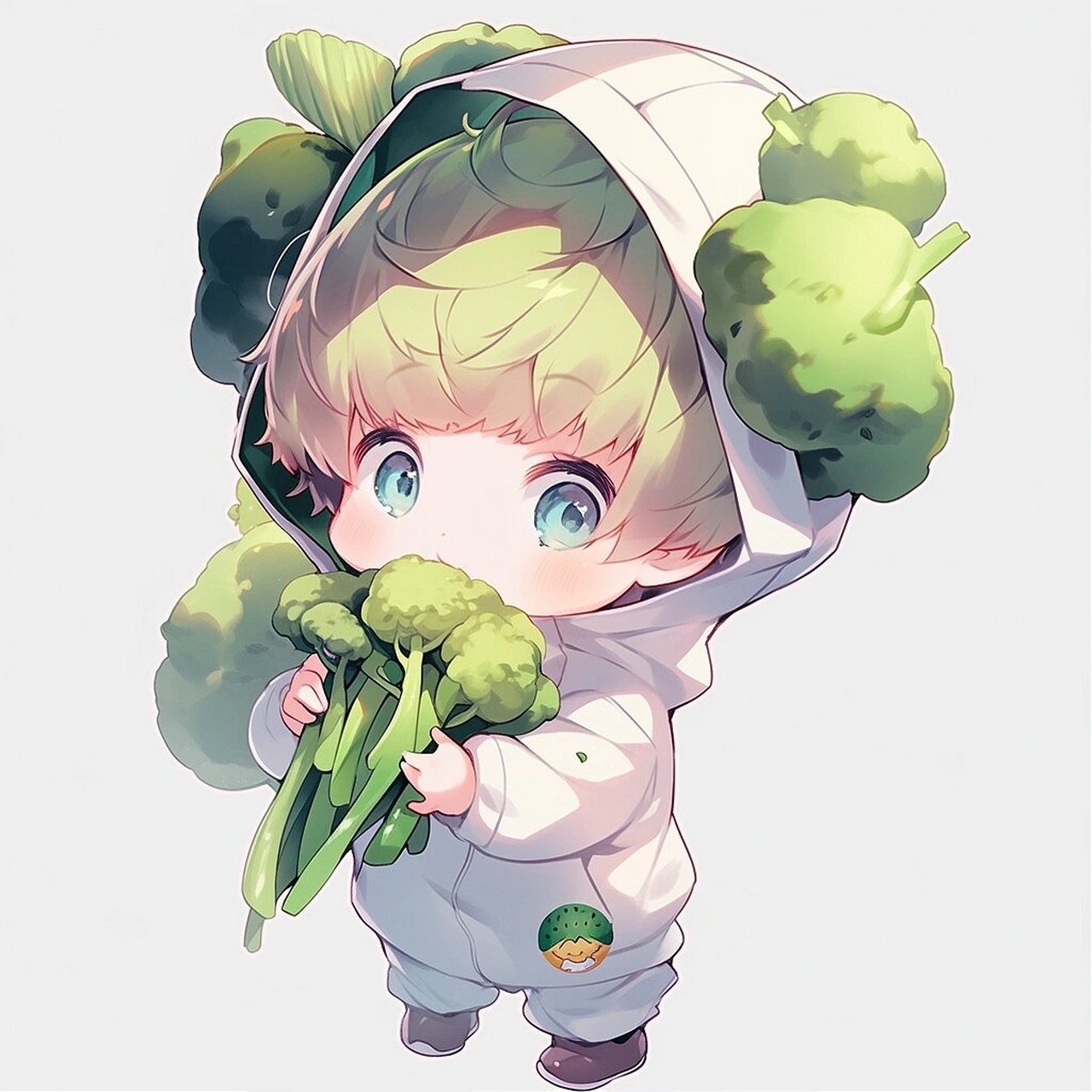 西兰花拟人,可可爱爱就是没有西兰花 [期待][期待]