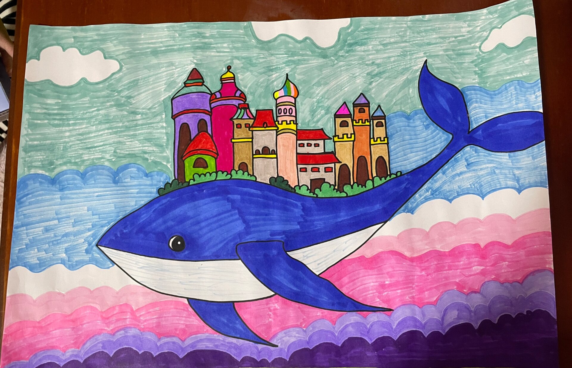 鲸鱼?上的房子?