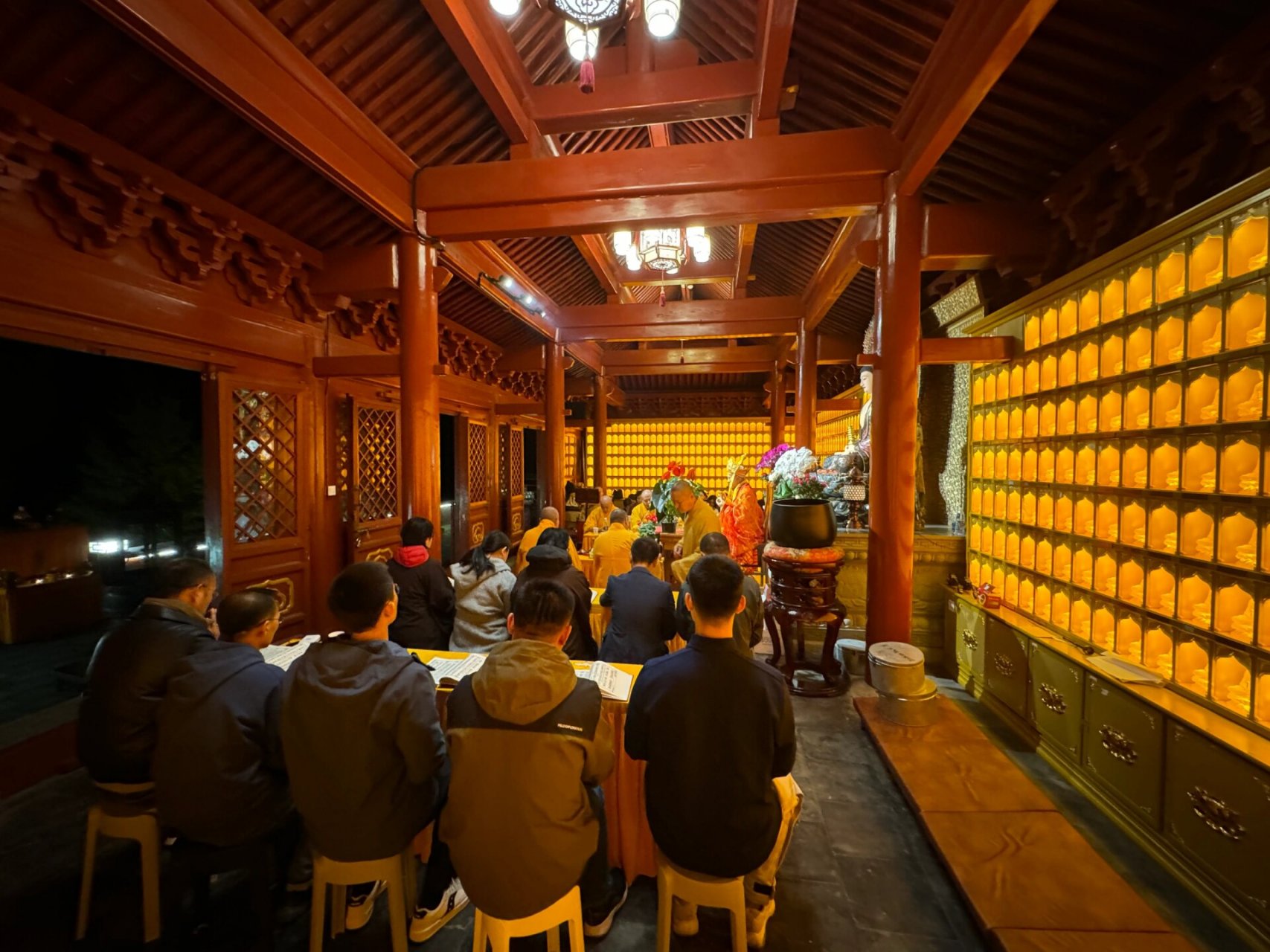北京朝阳寺禅修 终于报上了朝阳寺的禅修,秋高气爽,来到北京怀柔,朝阳