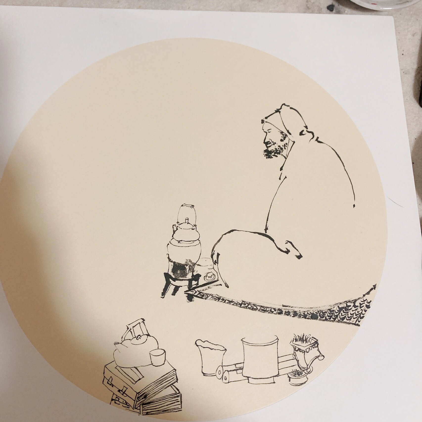 禅茶一味客定国画小品篇 感恩结缘!原创9215商用!