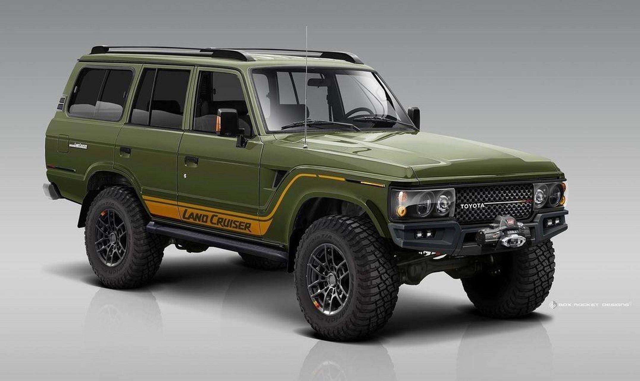 丰田陆地巡洋舰 lc60,具有"大而坚"的特性.