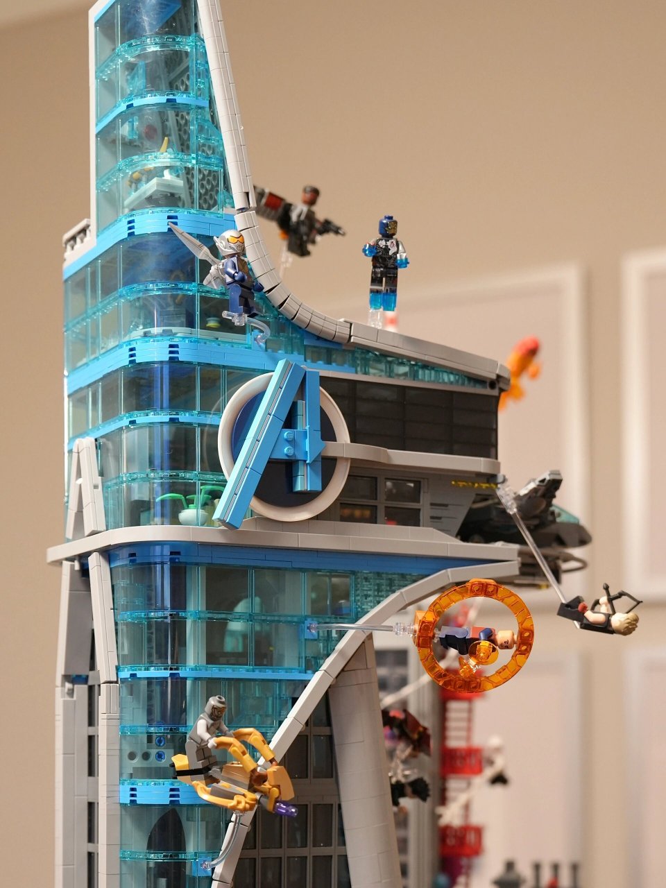 乐高漫威街景全家福(图1) 76269复联大厦,90cm的高度再次刷新街景