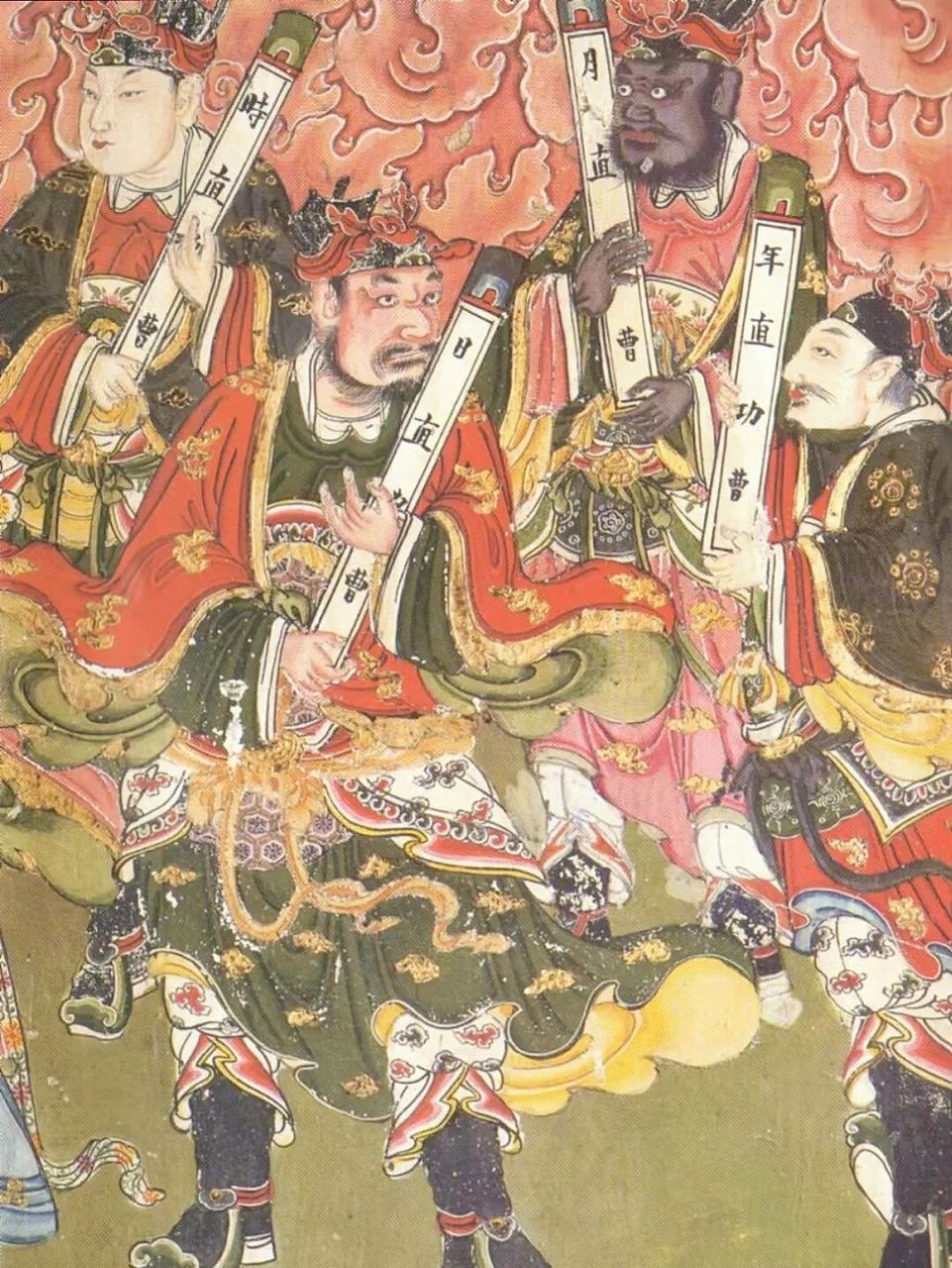 永安寺壁画    永安寺,俗称大寺,位于山西浑源县城内的东北隅,首创于