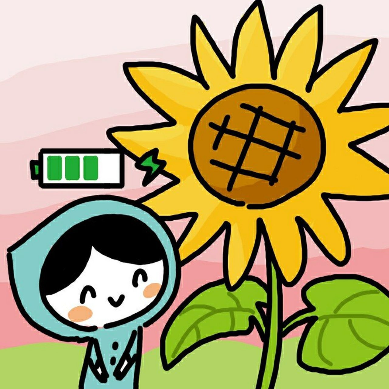 99 头像 | 充电中 96一个小孩 | 可爱头像 | 给自己充电 96