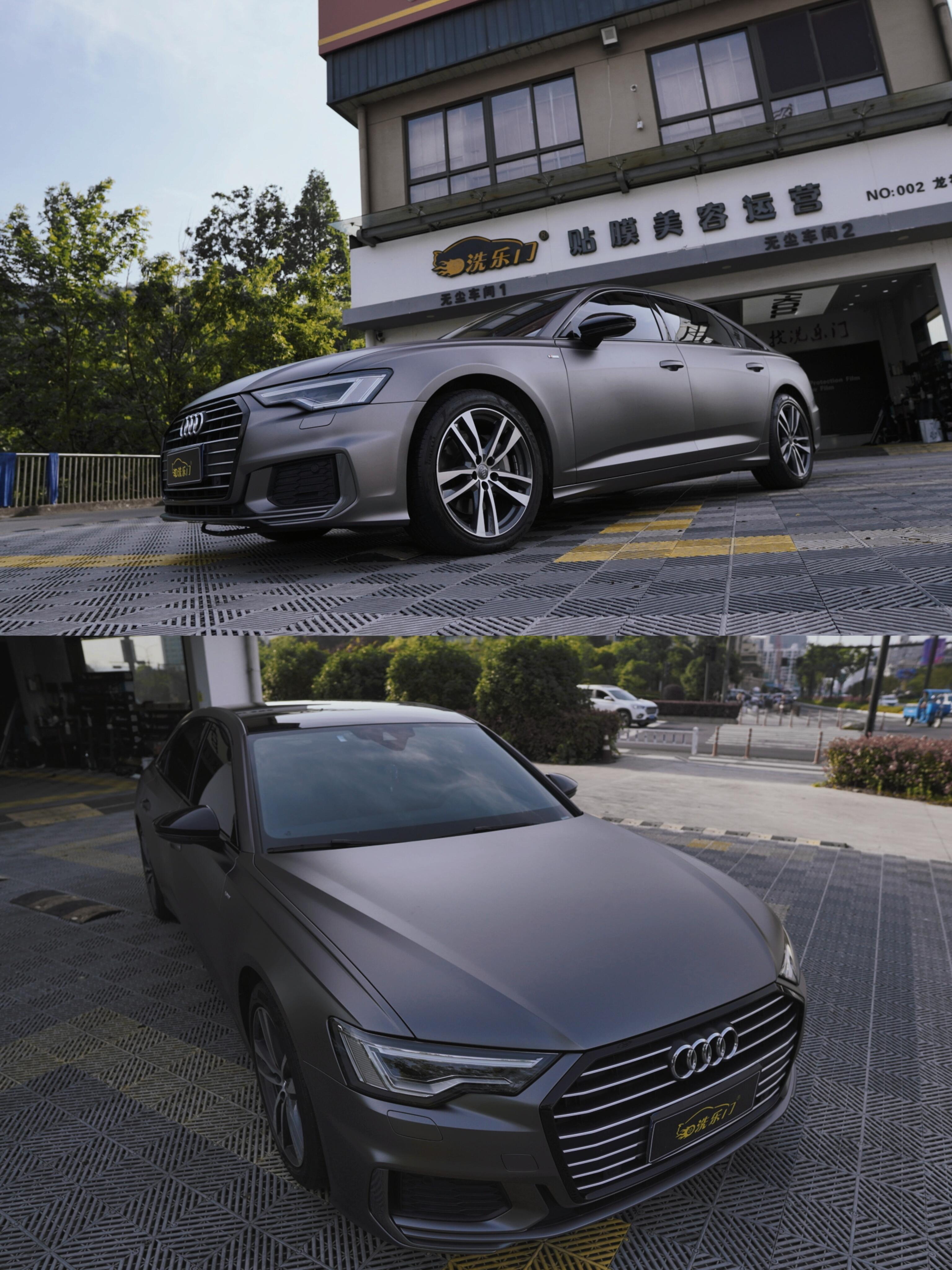 我的奥迪a6改色