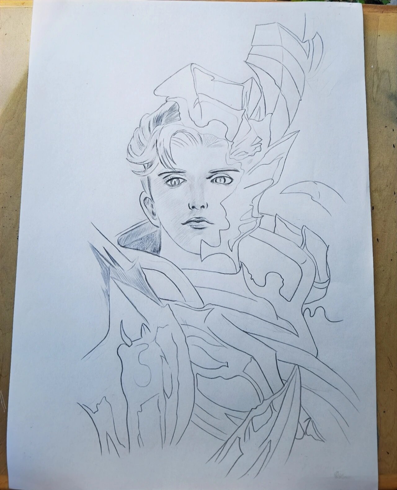 王者荣耀手绘凯 画了个凯爹