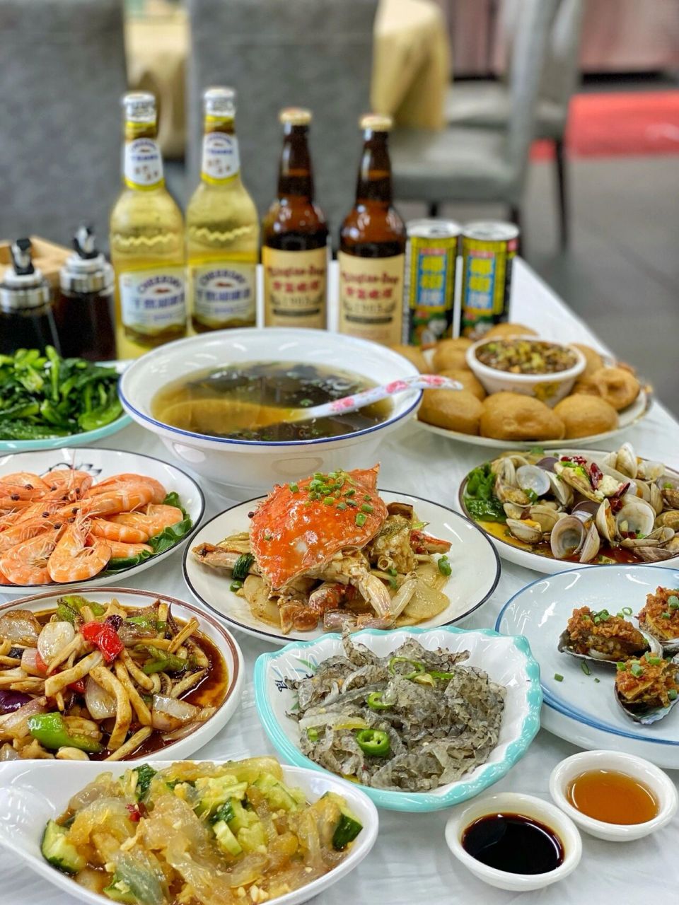 舟山美食97去普陀山玩必吃的海鲜大排档0215 90159015