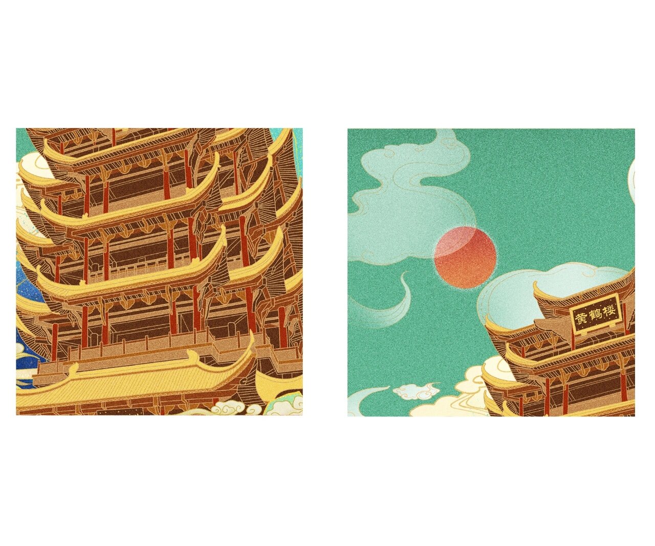 国风插画 | 黄鹤楼