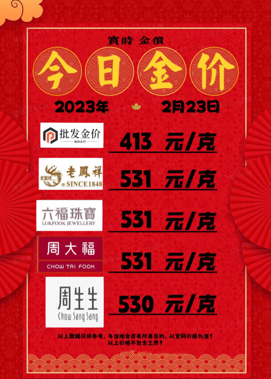 23今日金价|实时金价更新蹲400来6015 0169♀15嗨!