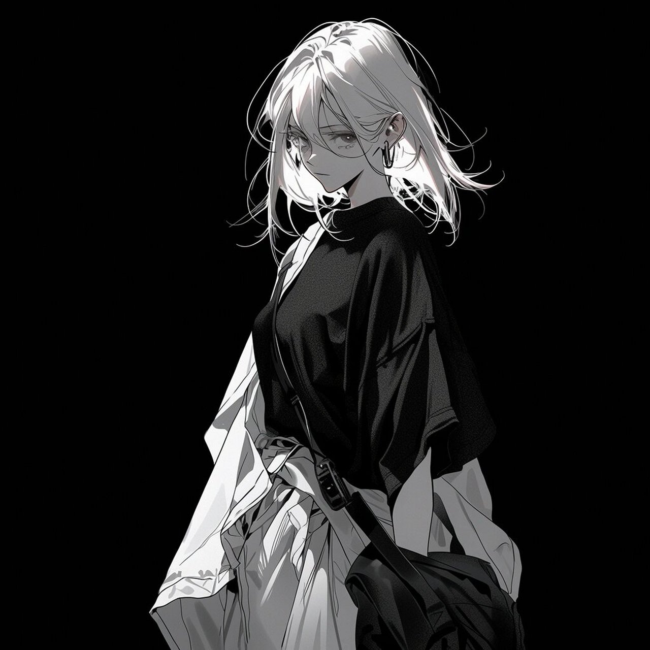 黑色系女生头像 #头像分享# #头像# #女生头像# #微信头像# #好看的