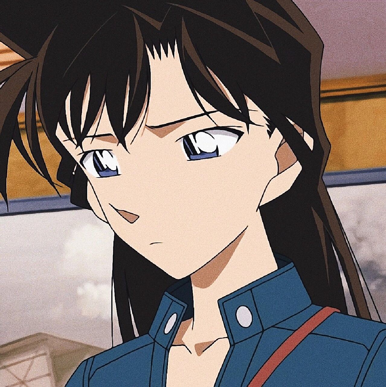 名侦探柯南丨毛利兰 蓝色衣服的小兰也好美