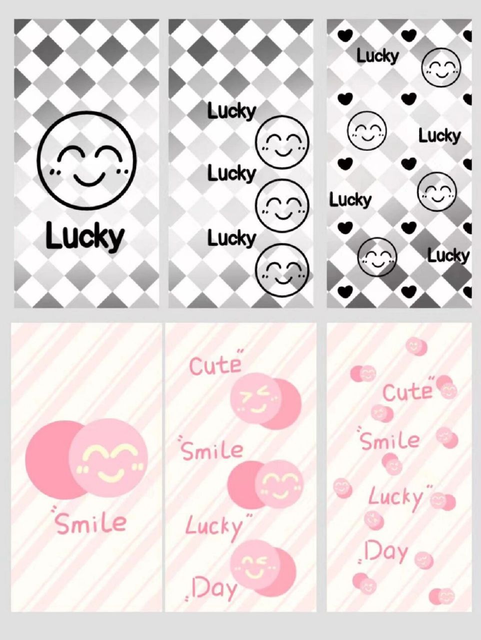 原创壁纸|笑脸系列壁纸 原创壁纸 希望你开心 幸运 授权93私,92