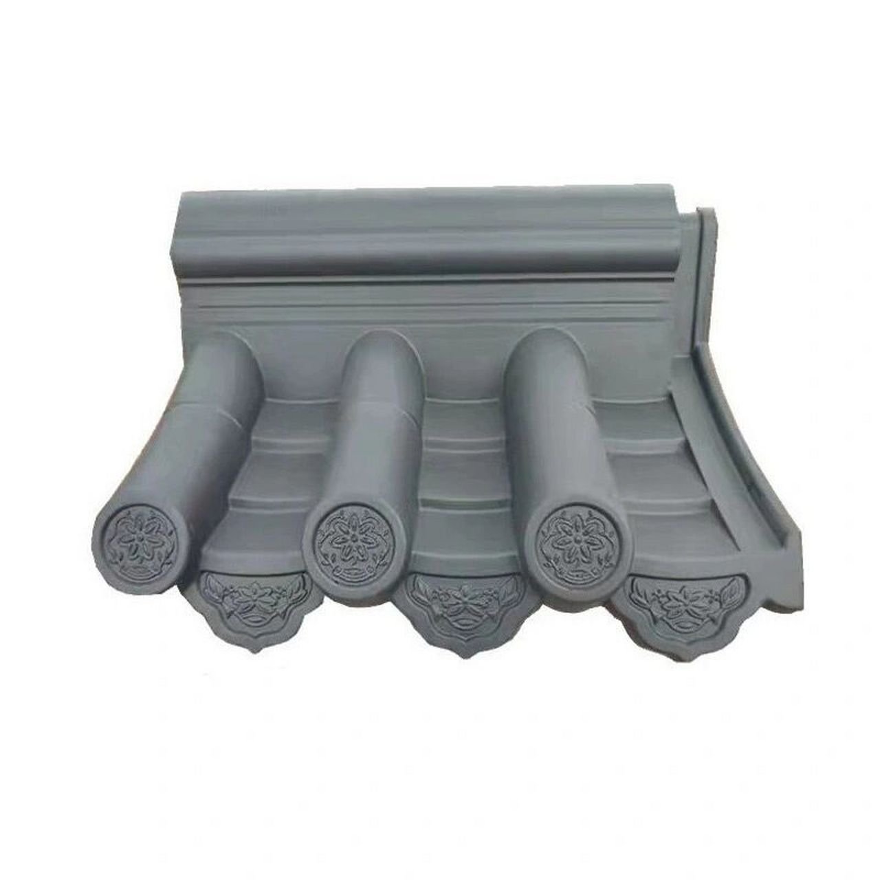 仿古一体双面瓦古建中式庭院屋顶围墙瓦水泥 仿古一体双面瓦古建中式