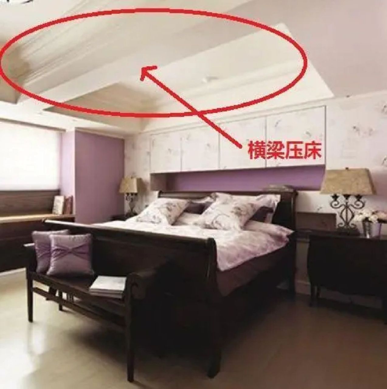 床上方有横梁怎么办? 横粱压床的布局对恋爱有什么影响?