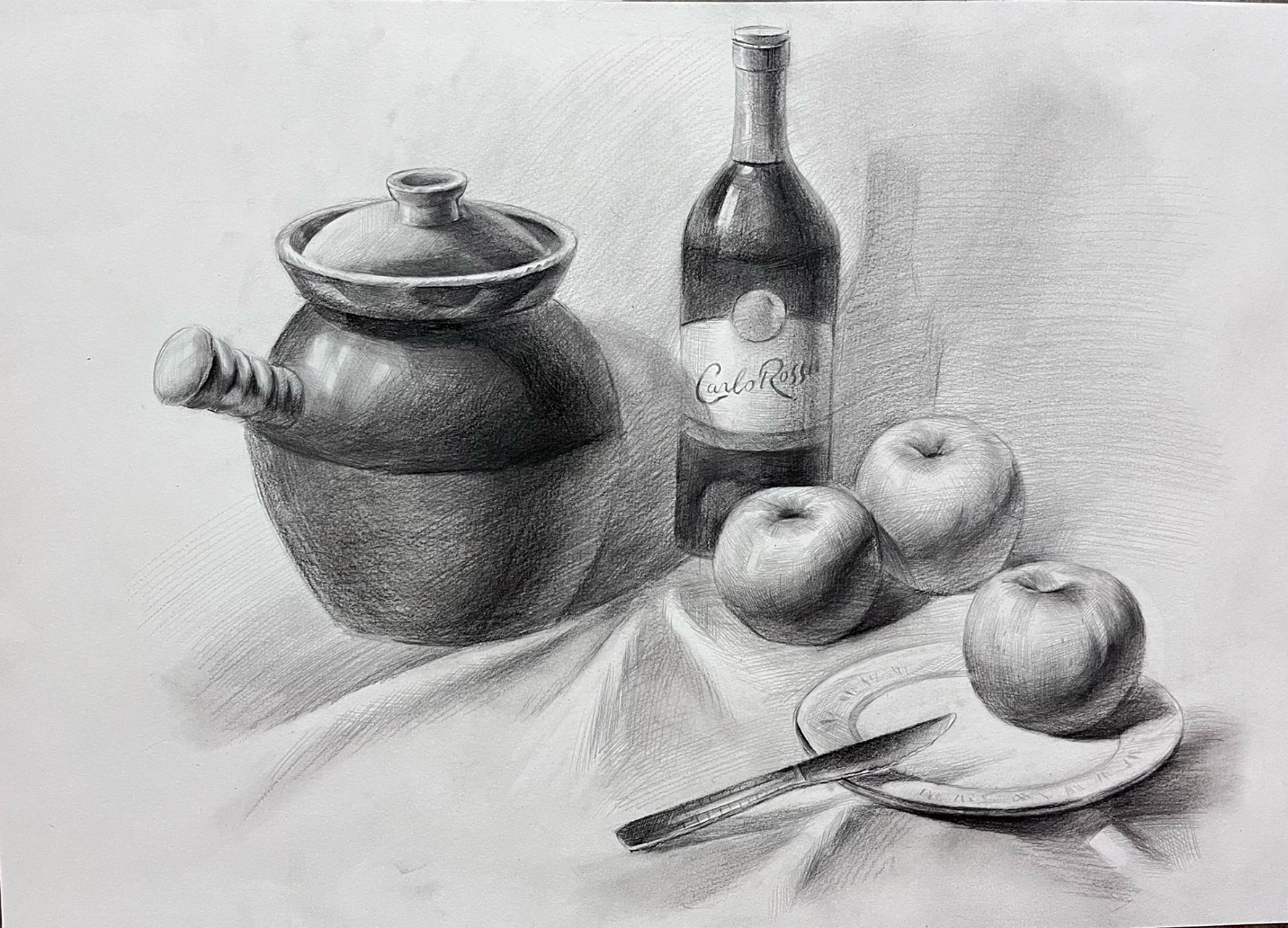 素描考级6级图.