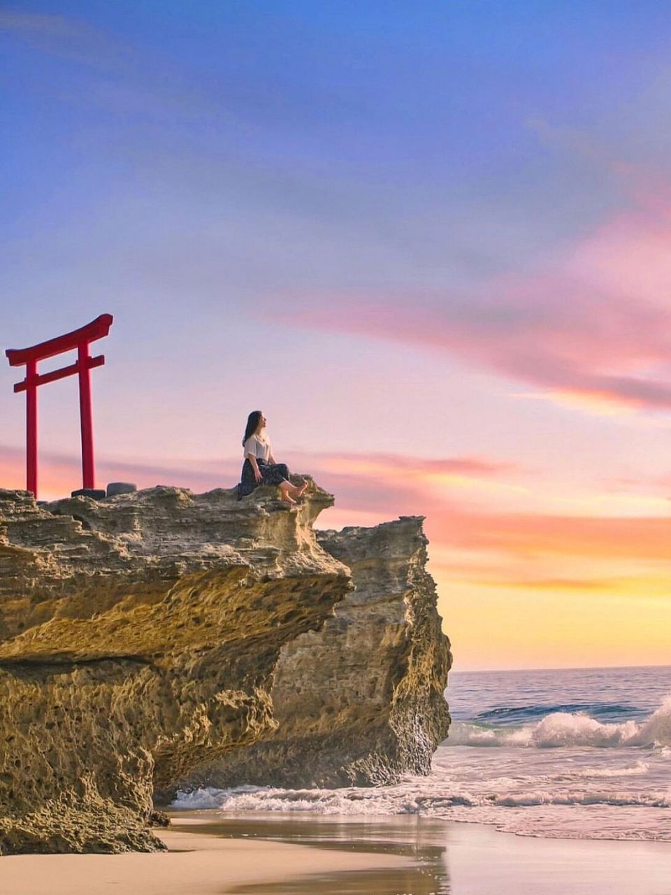 攻略|日本6个海上绝美鸟居7515  7515 神社建于公元856年