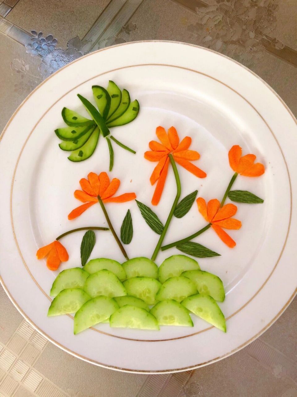 自己做的胡萝卜09花式拼盘