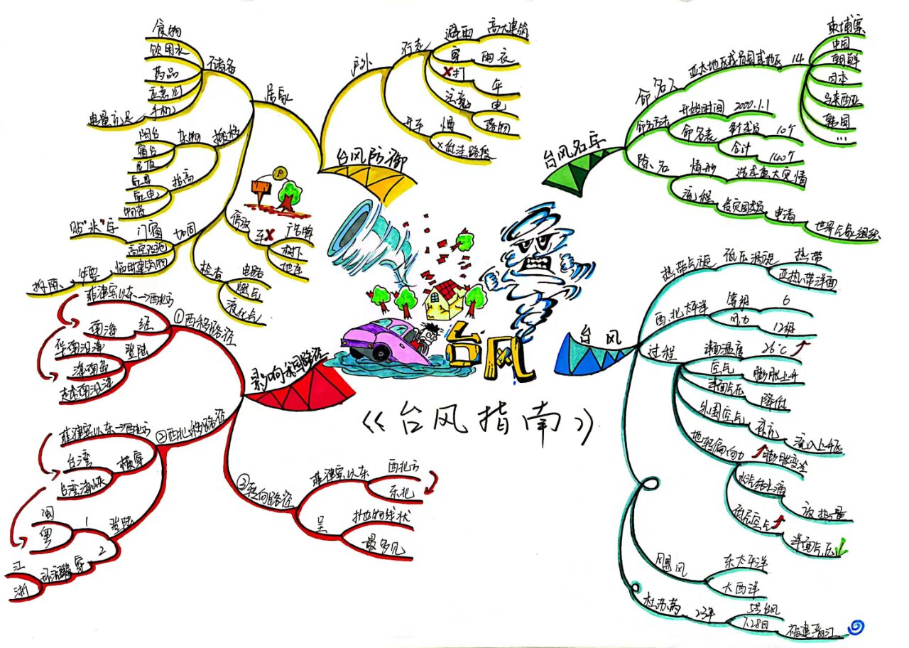 高中风的思维导图图片