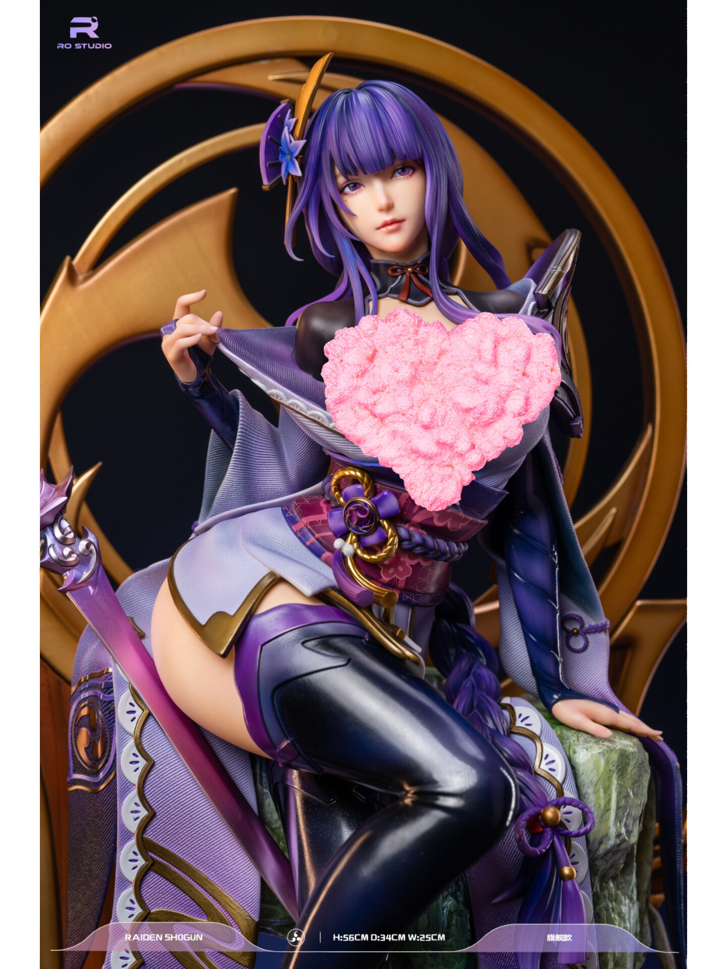 ro 雷电将军 原神 手办 gk雕像 团队:ro studio 作品: 雷电将军 尺寸