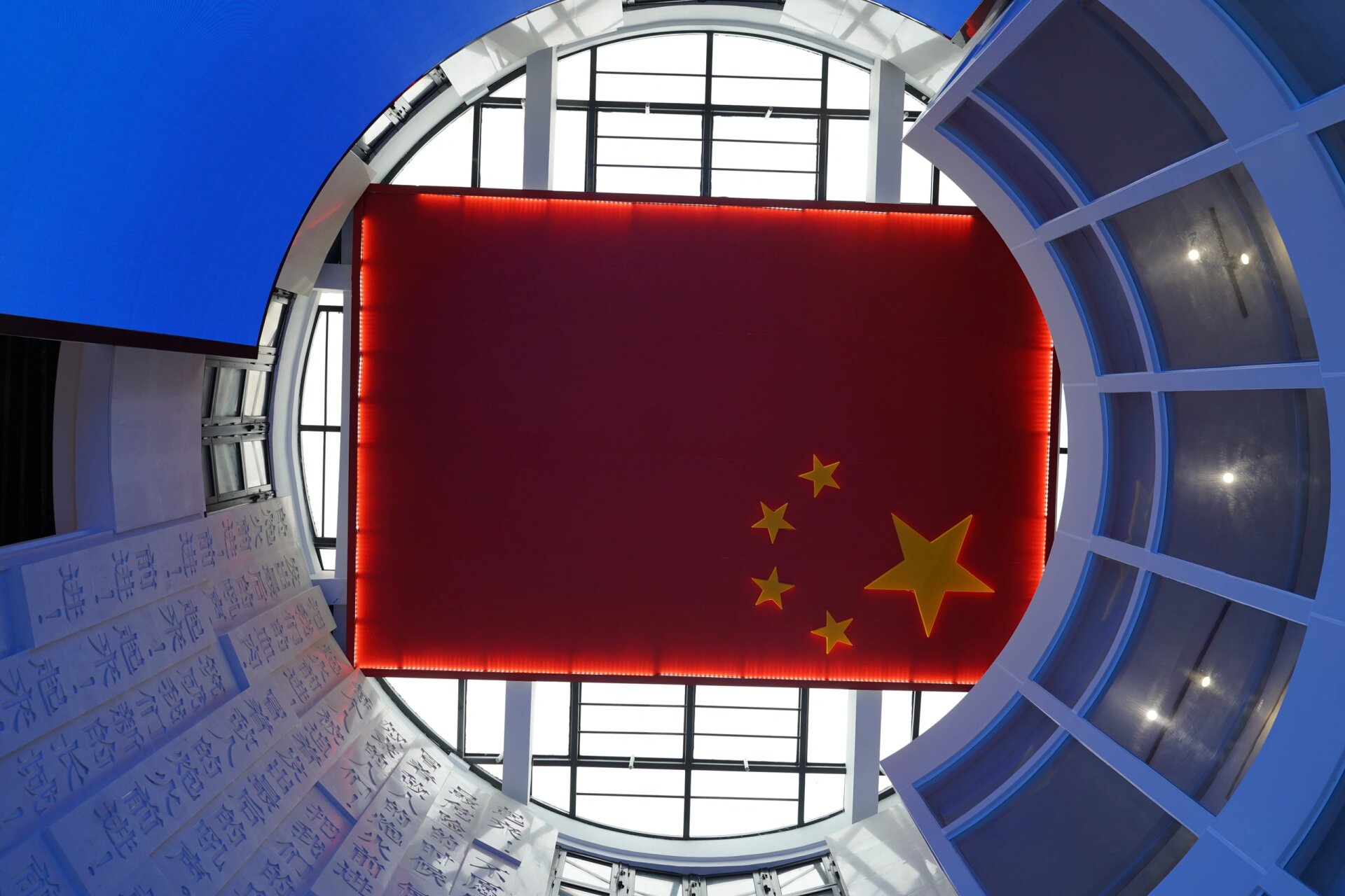 瑞安国旗馆9899 快国庆了,不能少了爱国教育 作为瑞安地标,国旗馆