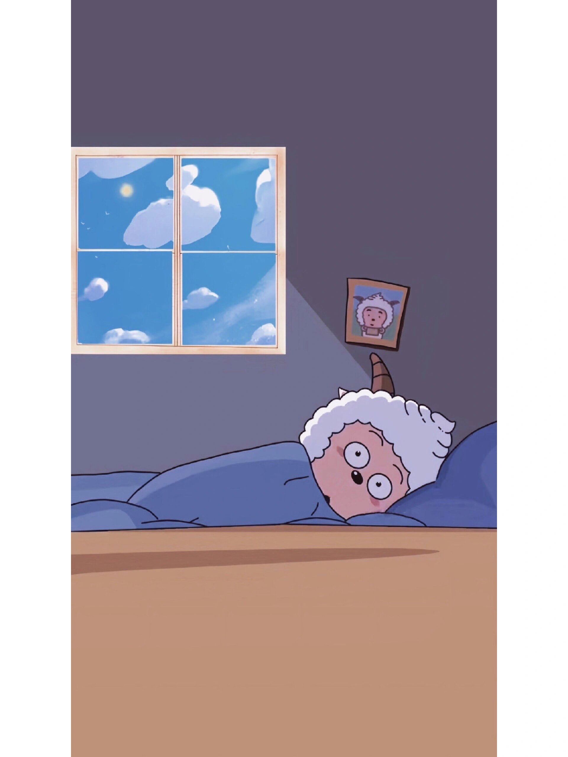 懒羊羊睡觉壁纸来咯