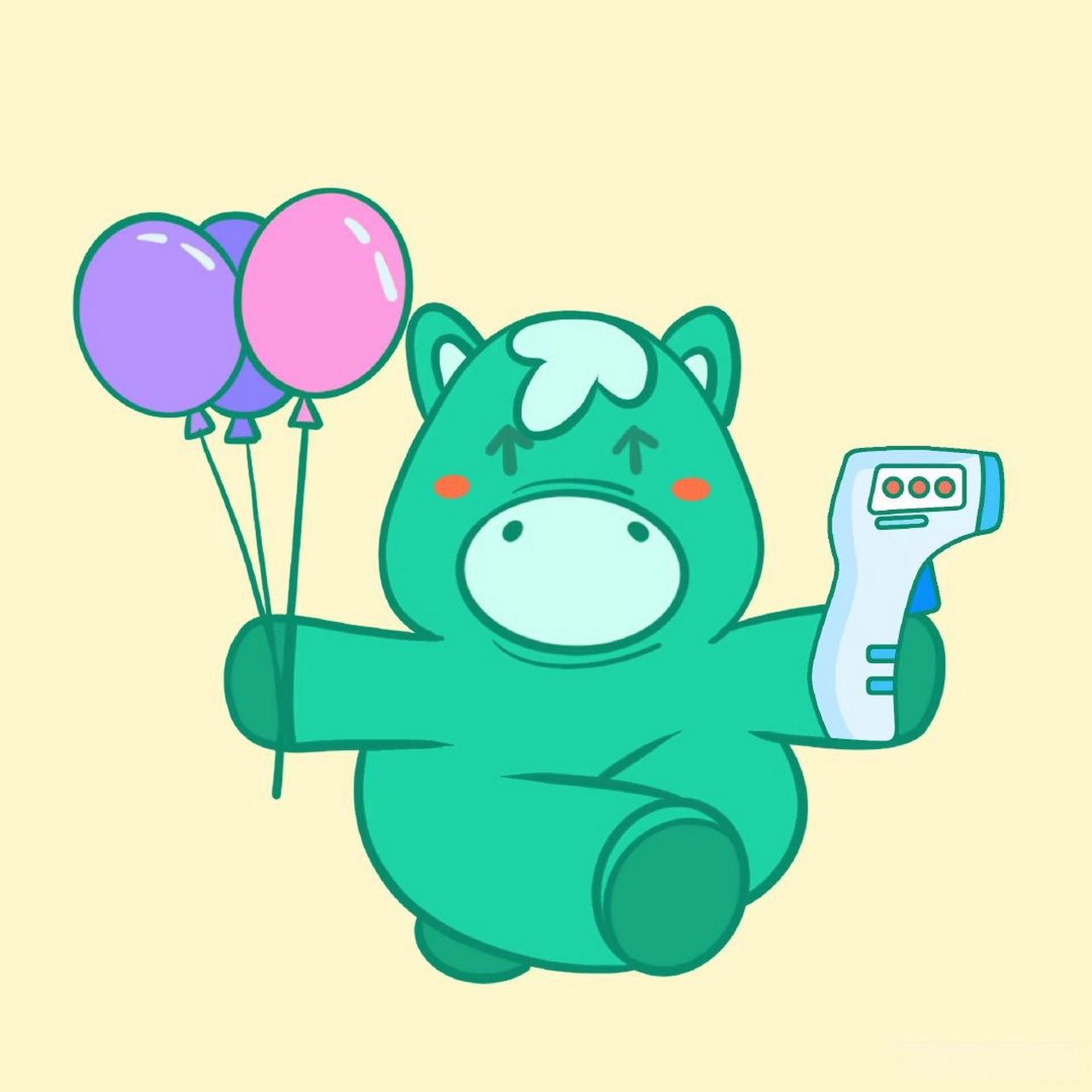 【#广东人送你们人手一只小绿马#,一起稳住个"绿码"!