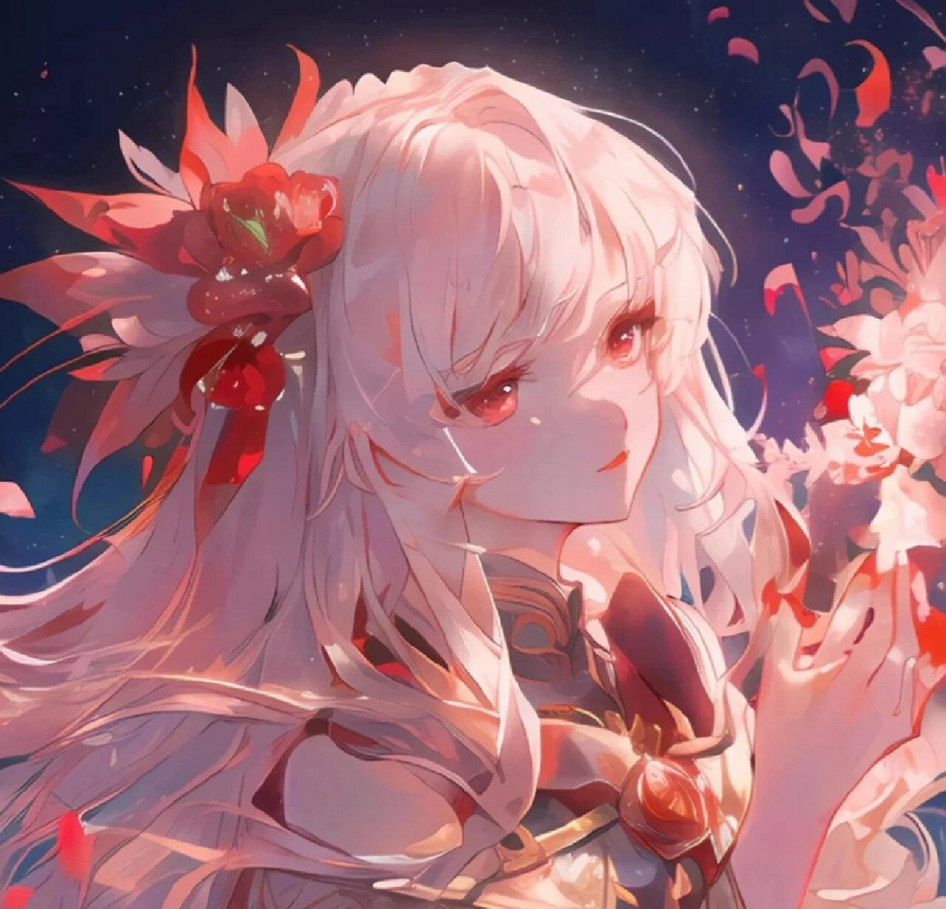 玫瑰和山茶花头像