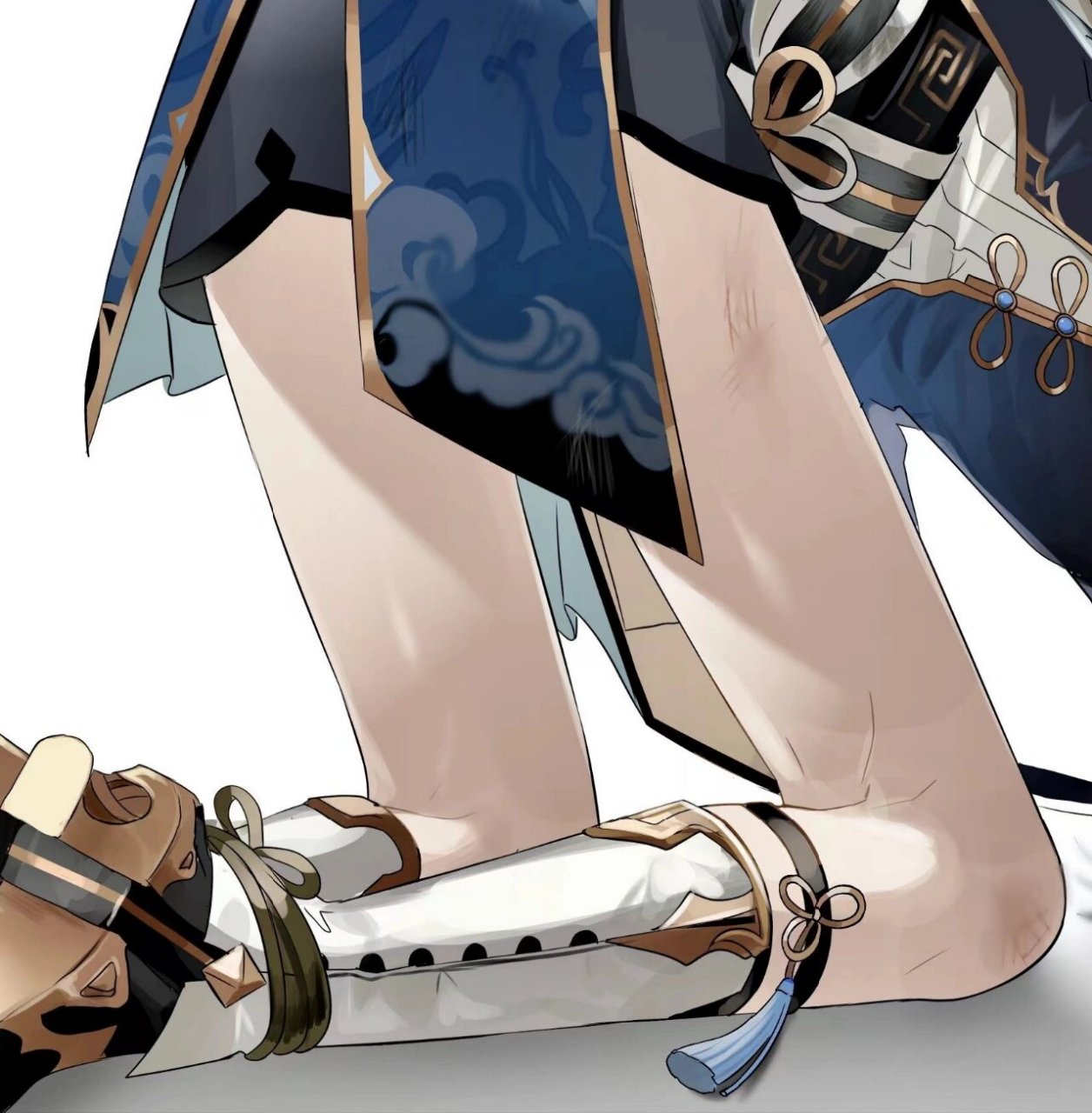 提瓦特美腿大赏 散宝和行秋的腿