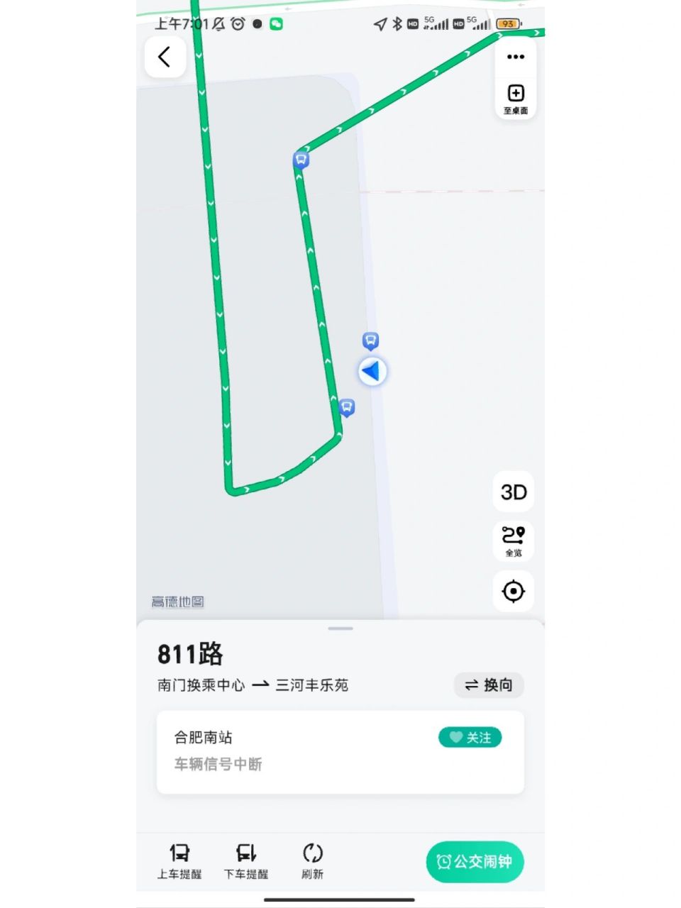 811路公交车路线图图片