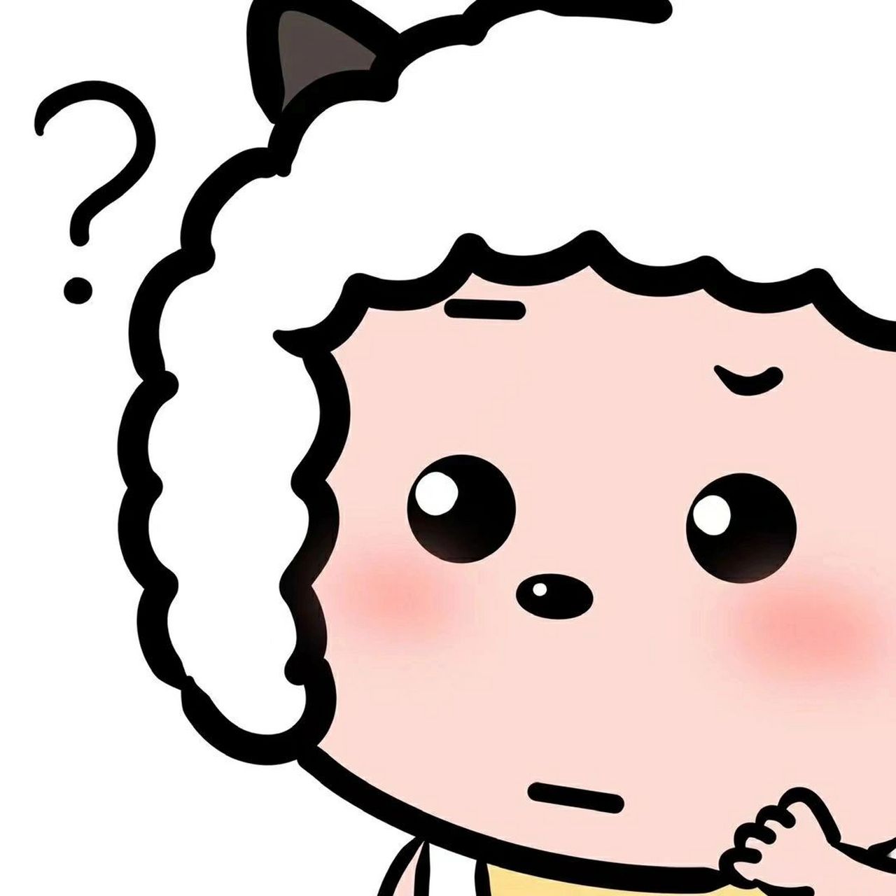 超可爱懒羊羊头像 快来换上咱们可爱懒哥!    原创宝藏博主这里