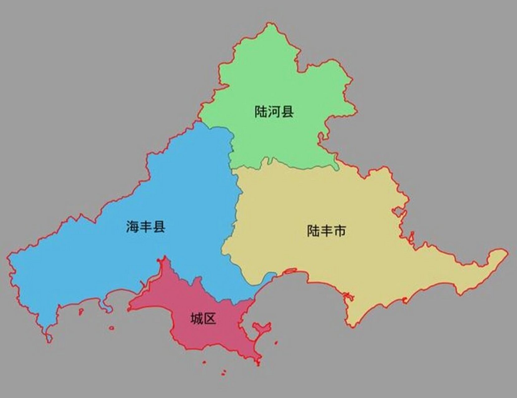 广东陆丰地图高清晰图片