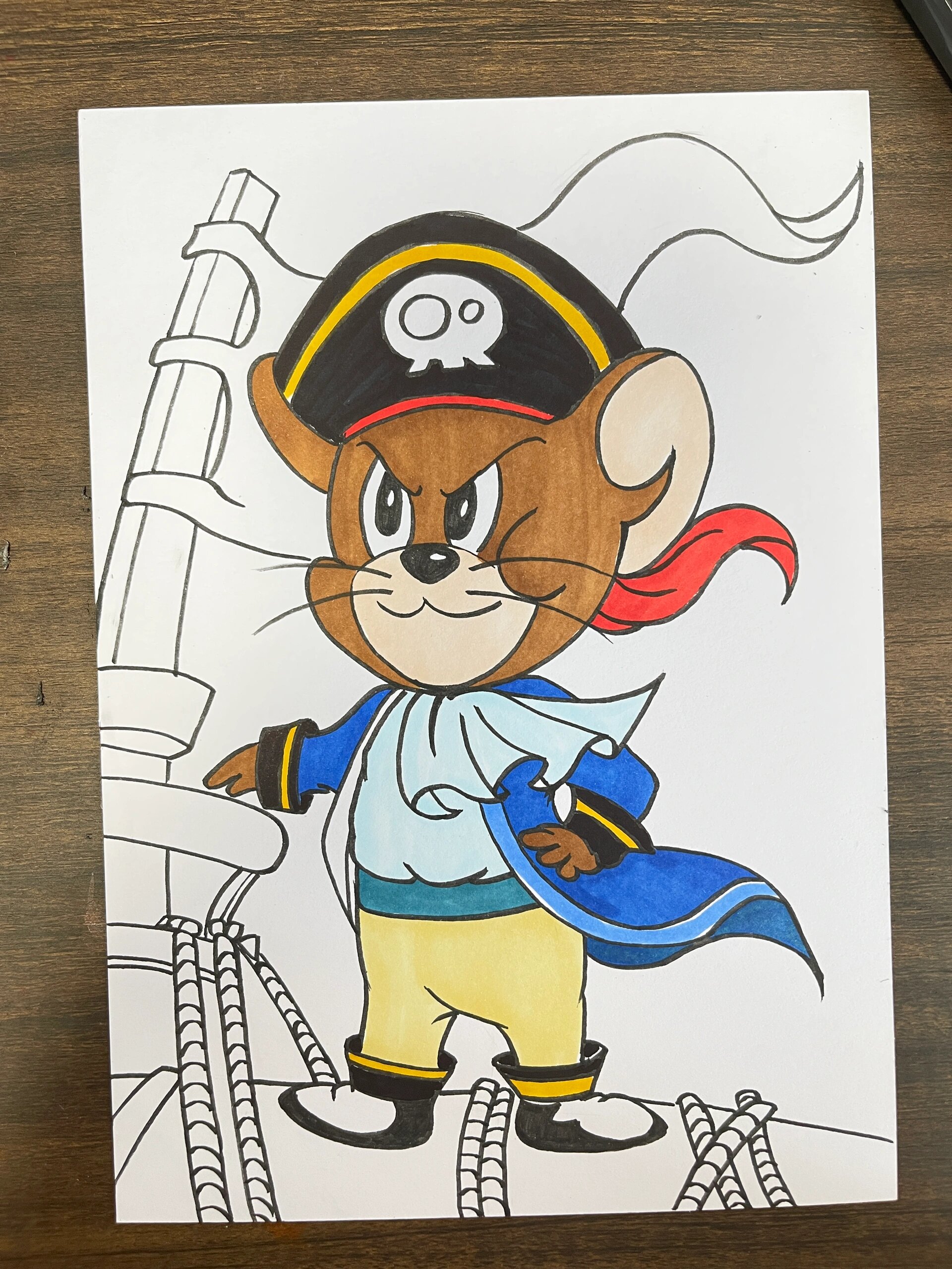 杰瑞(猫和老鼠)系列教程|马克笔