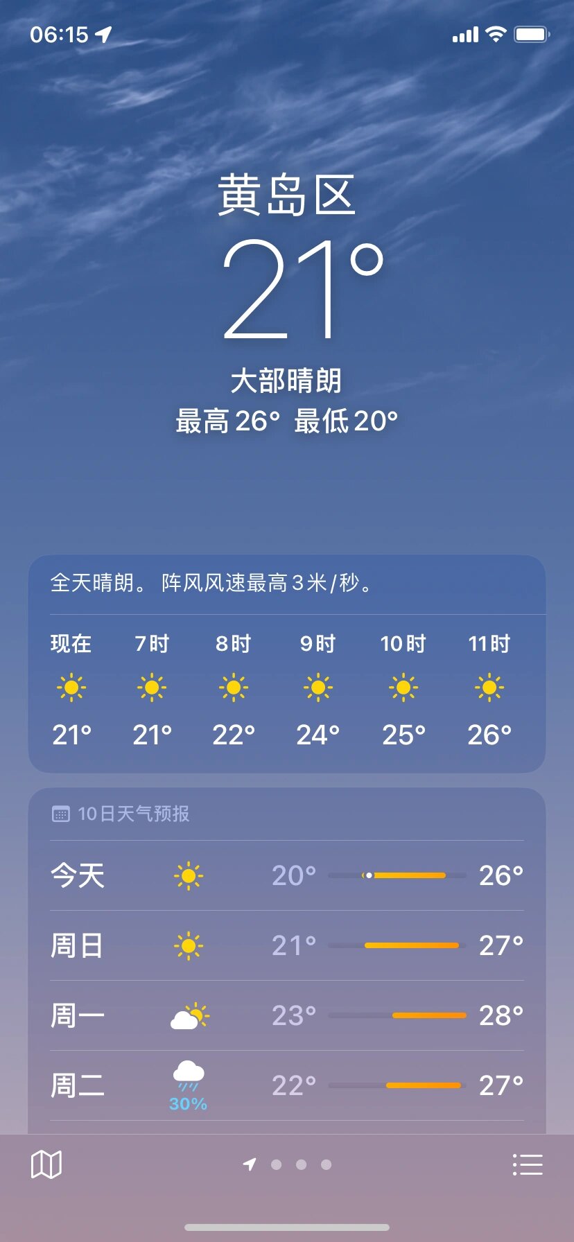青岛天气