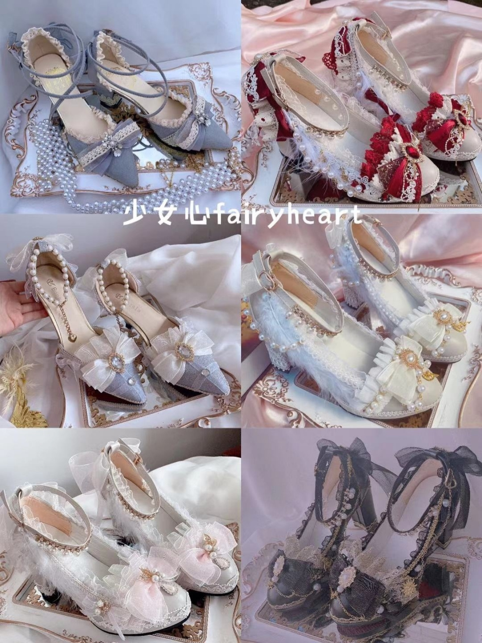 少女心洛丽塔高跟鞋90梦幻lo娘必备 今日分享 怎么会有如此好看华丽
