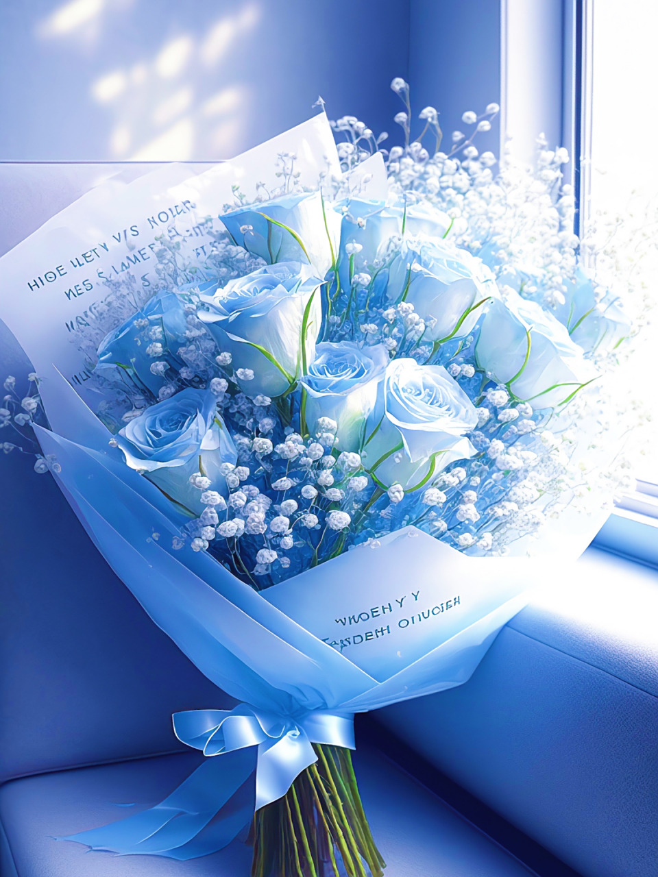 碎冰蓝玫瑰花语是什么? 给爱的人送一束碎冰蓝吧,寓意遇见你是最美好