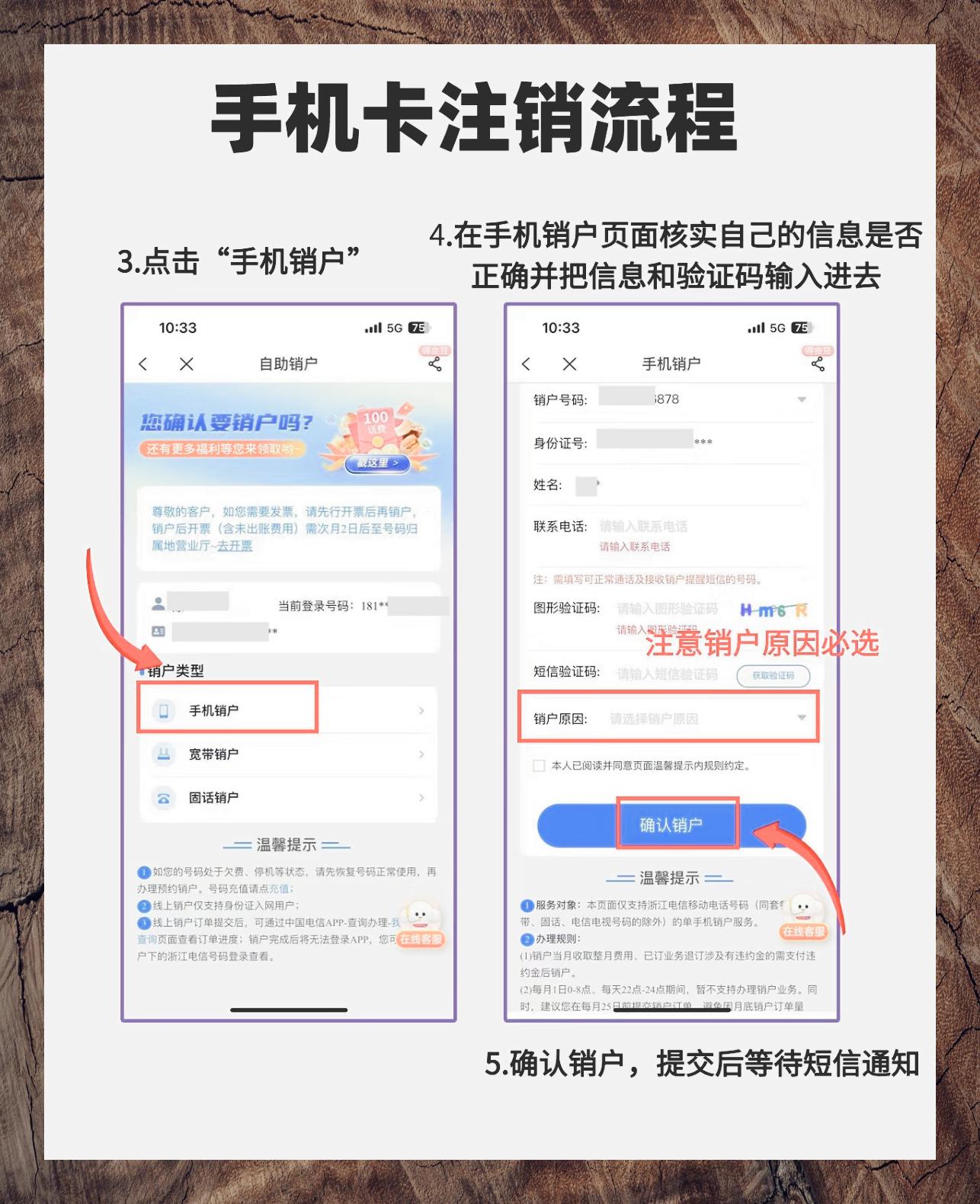 网上如何购买手机卡号码注销