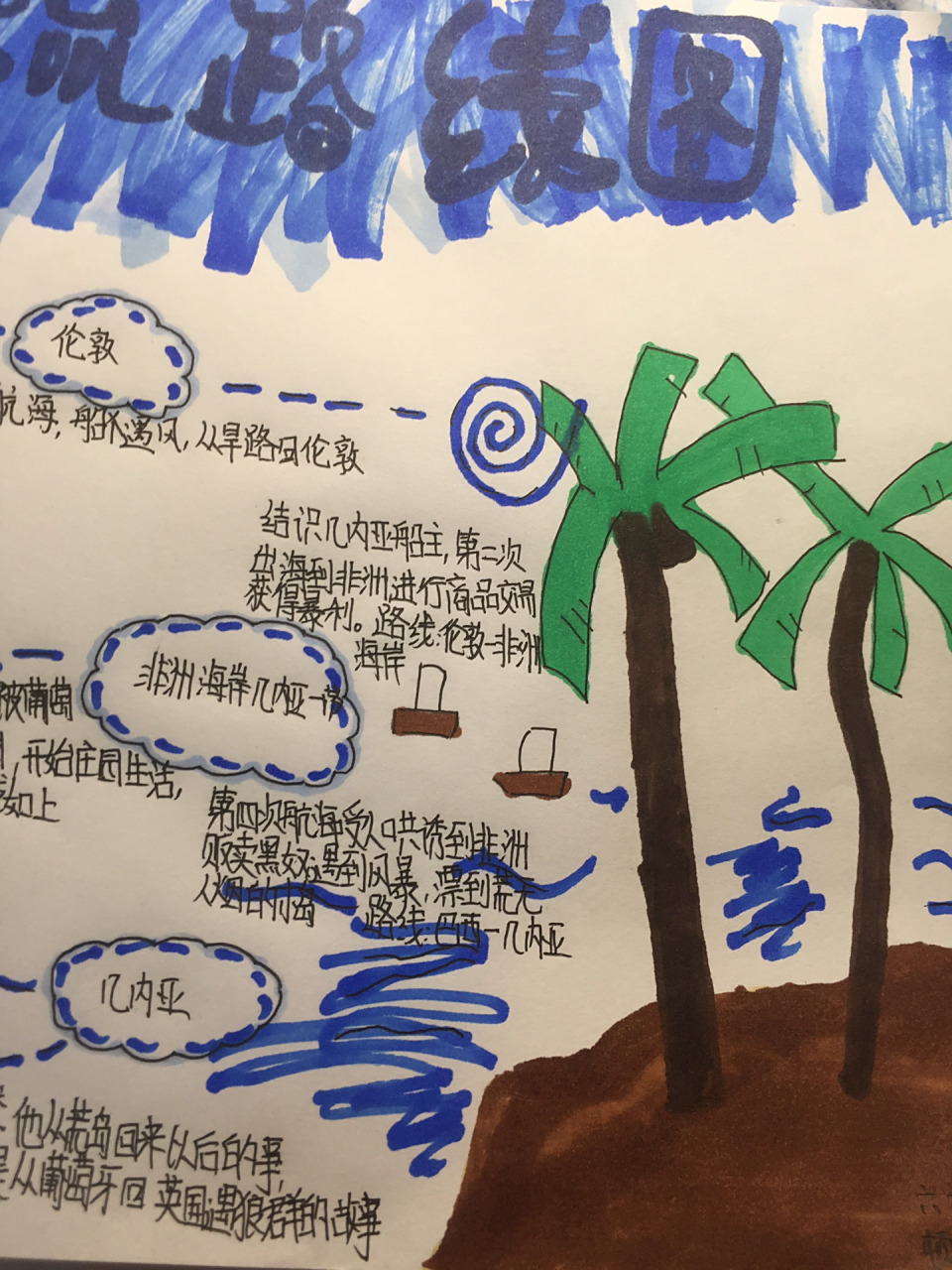 《鲁滨逊漂流记》漂流路线图 谁跟我一样 "临时抱佛脚"