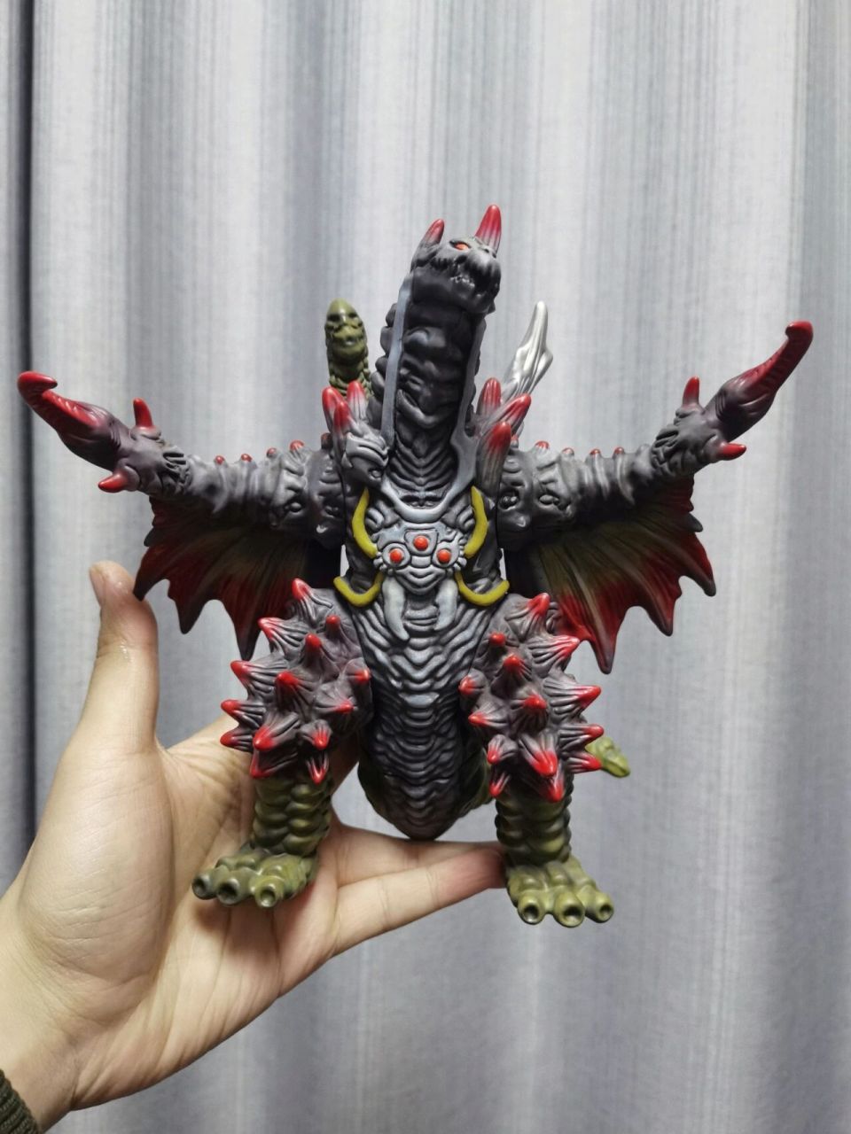 奥特曼怪兽大软胶 德斯特鲁多斯 重涂 帮老客户涂的一只大家伙,有30cm