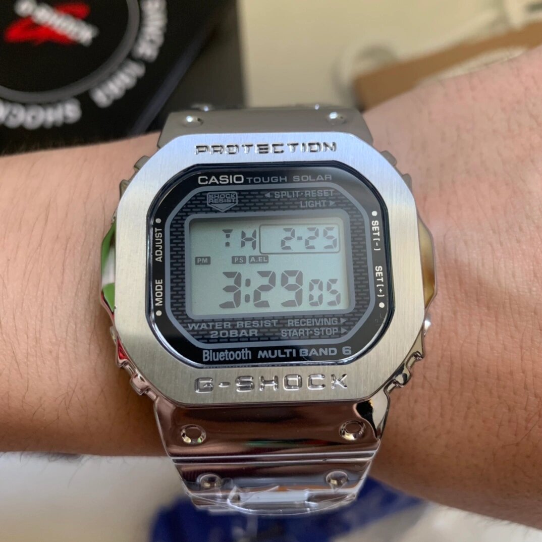 卡西欧小方块gm5600全新手表金属运动型腕表