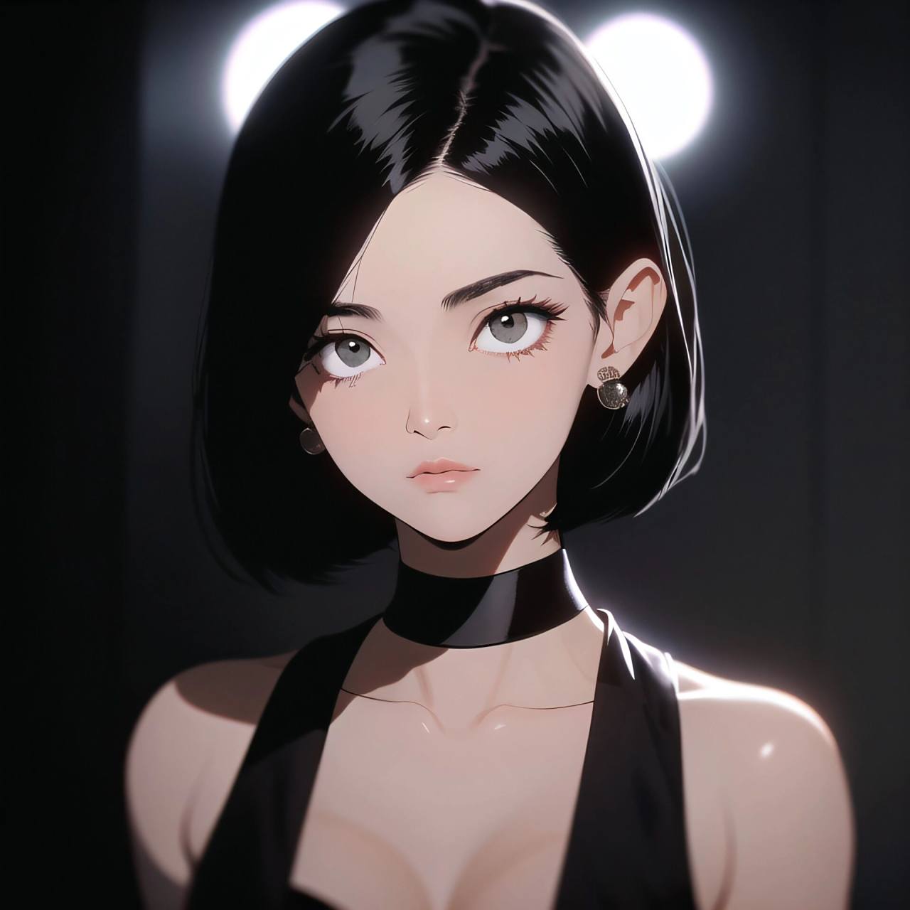 旧漫头像|超a短发穿西装的高冷御姐