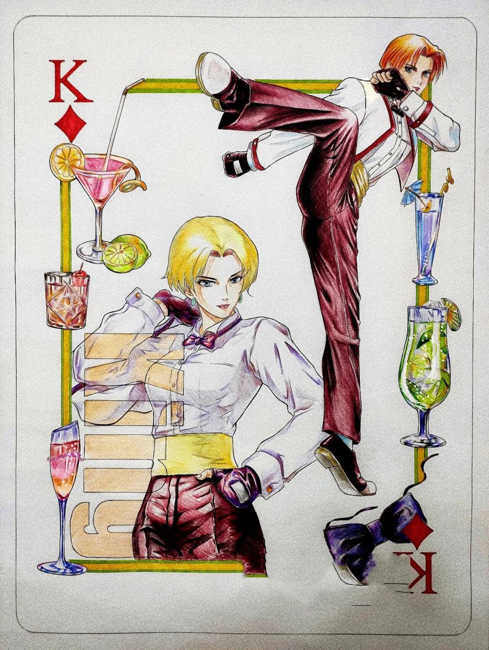 女性格斗家系列(7415k)-拳皇king(完稿) 拳皇的king是女性格斗家