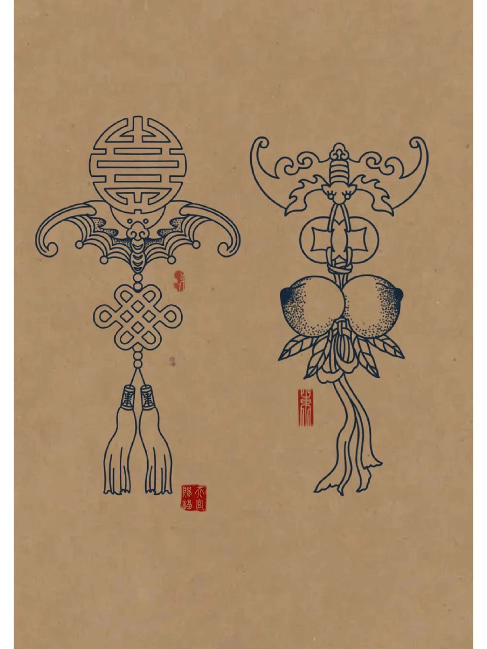 晴 	 〖蝙蝠〗 	 ‖蝙蝠纹是中国传统寓意纹样